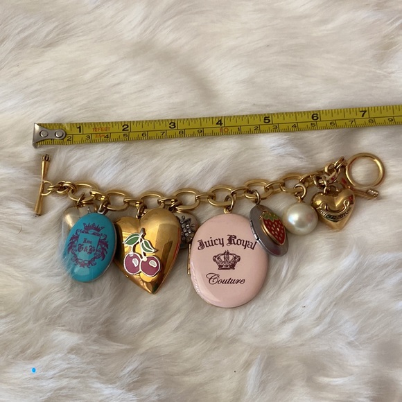 Rare hard to find Vintage juicy couture locket charm bracelet! - Picture 6 of 11